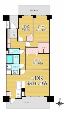 この街の住まいのご相談は、信頼度地域No.1のプロフェッショナル<br>センチュリー21オオトリーハウスにお任せ下さい。 ■室内前面リノベーション　令和6年4月完成予定
■始発駅含む2路線が使用可能でアクセス良好♪
■オートロック・宅配ボックス有り！！
