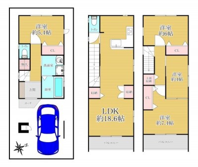 この街の住まいのご相談は、信頼度地域No.1のプロフェッショナル<br>センチュリー21オオトリーハウスにお任せ下さい。 ■3沿線利用可能！
■LDK約18.6帖！
■閑静な住宅街！
■小学校・中学校が徒歩圏内で通学も安心ですね！