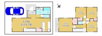 この街の住まいのご相談は、信頼度地域No.1のプロフェッショナル<br>センチュリー21オオトリーハウスにお任せ下さい。 二階建て
全居室収納有り
WIC有り
